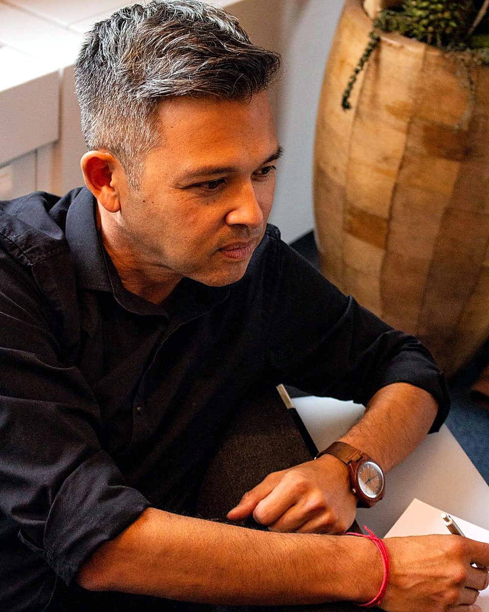 Guido Wüner in a one-to-one support conversation